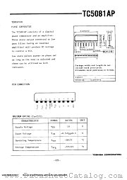 TC5081AP datasheet pdf TOSHIBA