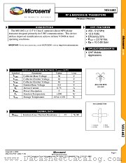 MS1402 datasheet pdf Microsemi
