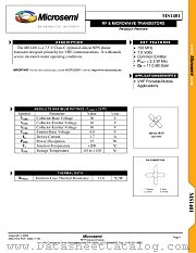 MS1401 datasheet pdf Microsemi