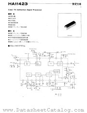 HA11423 datasheet pdf Hitachi Semiconductor