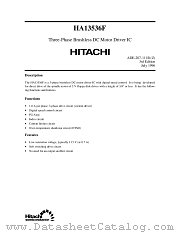 HA13536F datasheet pdf Hitachi Semiconductor
