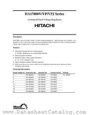 HA17800V datasheet pdf Hitachi Semiconductor