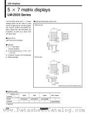 LM-2035 datasheet pdf ROHM