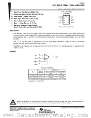 LF411P datasheet pdf Texas Instruments