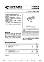 L602-L604 datasheet pdf ST Microelectronics