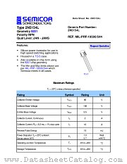2N5154L datasheet pdf Semicoa Semiconductor