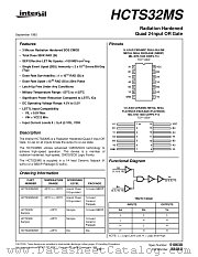 HCTS32HMSR datasheet pdf Intersil