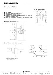 HD14012 datasheet pdf Hitachi Semiconductor
