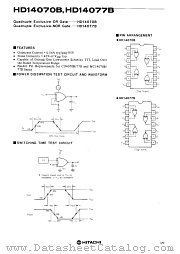 HD14070 datasheet pdf Hitachi Semiconductor