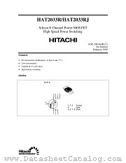 HAT2033 datasheet pdf Hitachi Semiconductor