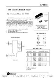 HC138 datasheet pdf System Logic Semiconductor