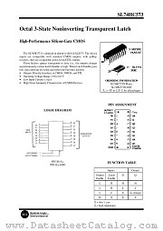 SL74HC573 datasheet pdf System Logic Semiconductor