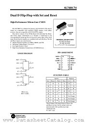 SL74HC74N datasheet pdf System Logic Semiconductor