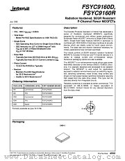 FSYC9160D datasheet pdf Intersil