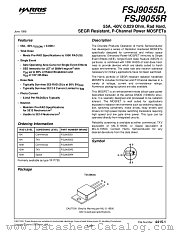 FSJ9160D1 datasheet pdf Intersil