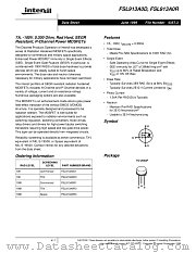 FSL9130R4 datasheet pdf Intersil