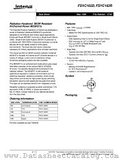 FSYC163D datasheet pdf Intersil