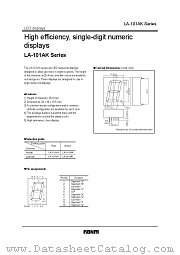 LA-101AK datasheet pdf ROHM