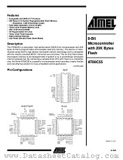 AT89C55-24JI datasheet pdf Atmel