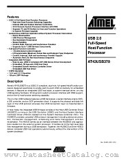 AT43USB370E-AC datasheet pdf Atmel