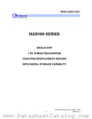 I5116X datasheet pdf Winbond Electronics