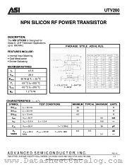 ASIUTV200 datasheet pdf Advanced Semiconductor