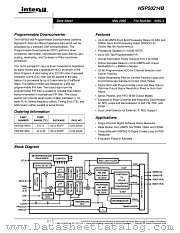HSP50214BVC datasheet pdf Intersil