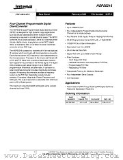 HSP50216KI datasheet pdf Intersil
