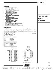 AT28C17-15PI datasheet pdf Atmel