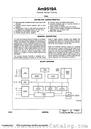 AM9519AJC datasheet pdf Advanced Micro Devices