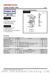D30SC4 datasheet pdf Shindengen