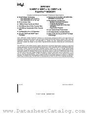 E28F016SV-080 datasheet pdf Intel