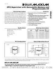 DS4510U-10/T&R datasheet pdf MAXIM - Dallas Semiconductor