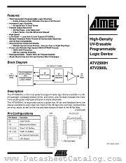 ATV2500L-30KC datasheet pdf Atmel