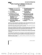 DA28F640J5-150 datasheet pdf Intel
