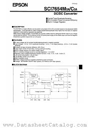 SCI7654 datasheet pdf Epson Company