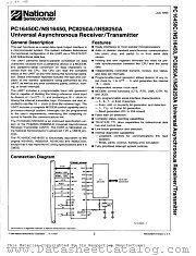 INS8250 datasheet pdf National Semiconductor
