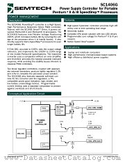 SC1406GCTSTR datasheet pdf Semtech