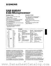 SAB8085AH datasheet pdf Siemens