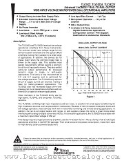 TLV2422Y datasheet pdf Texas Instruments