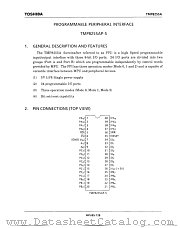 TMP8255AP-5 datasheet pdf TOSHIBA