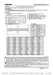 THMY648071BEG datasheet pdf TOSHIBA