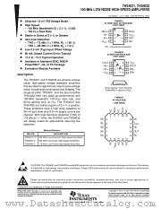 THS4032D datasheet pdf Texas Instruments