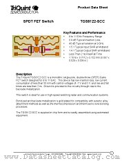 TGS8122 datasheet pdf TriQuint Semiconductor
