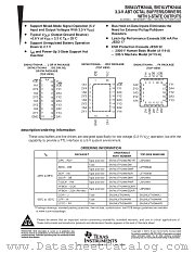 SN54LVTH244AJ datasheet pdf Texas Instruments