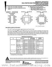 SN54AHCT74W datasheet pdf Texas Instruments