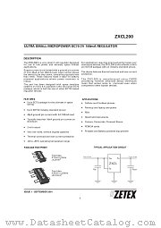 ZXCL200 datasheet pdf Zetex Semiconductors