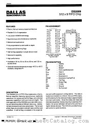 DS2009 datasheet pdf MAXIM - Dallas Semiconductor