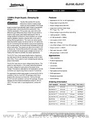 EL2150CS-T13 datasheet pdf Intersil