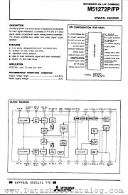 M51272P datasheet pdf Mitsubishi Electric Corporation